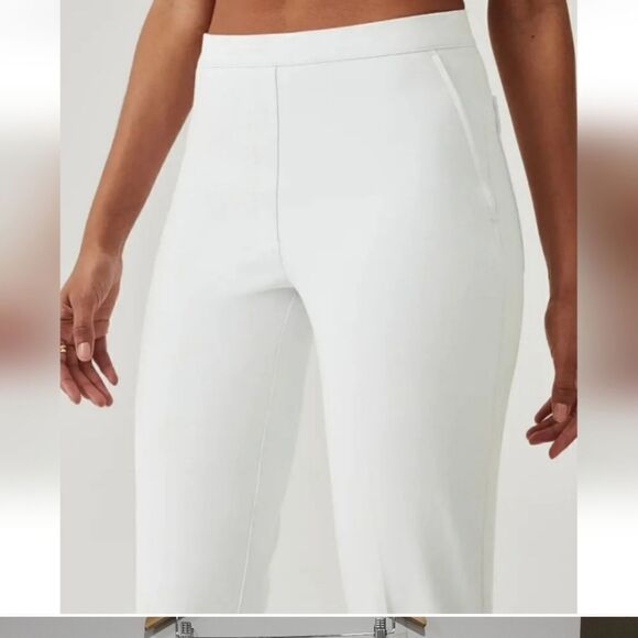 SPANX Women's Classic White shapewear SlimStraight Pants - Picture 2 of 10